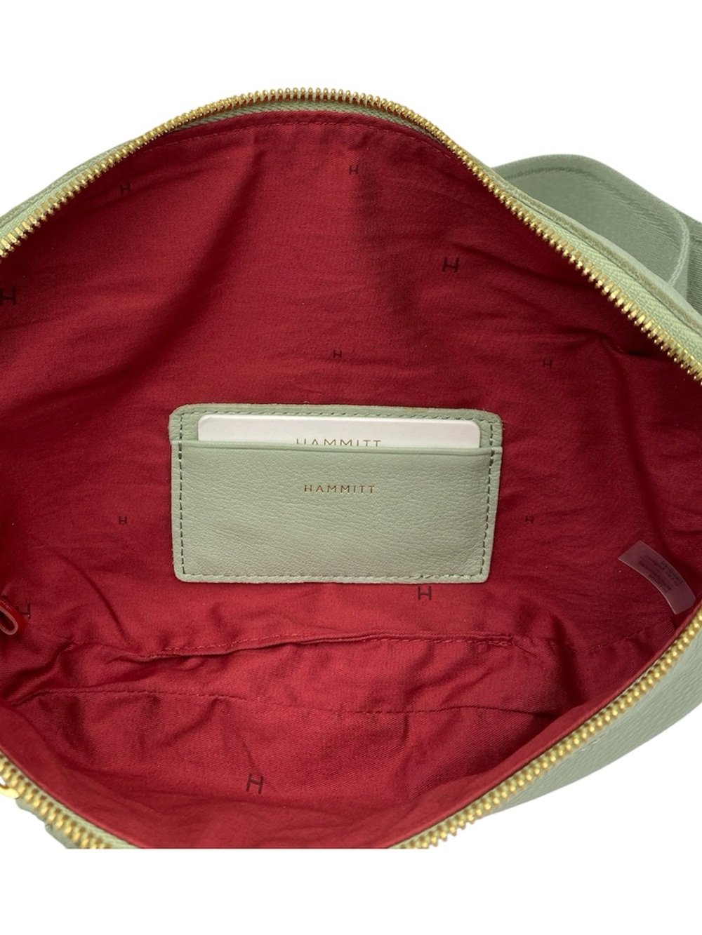 Hammitt Charles Crossbody Medum in Cypress Sage & Gold - Picture 8 of 8